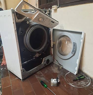 Mesin cuci rusak sebelum diservice